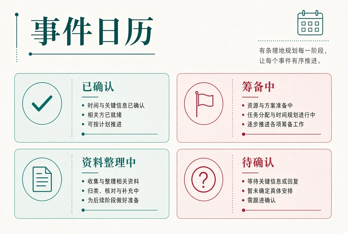 吃瓜网事件日历主题视觉