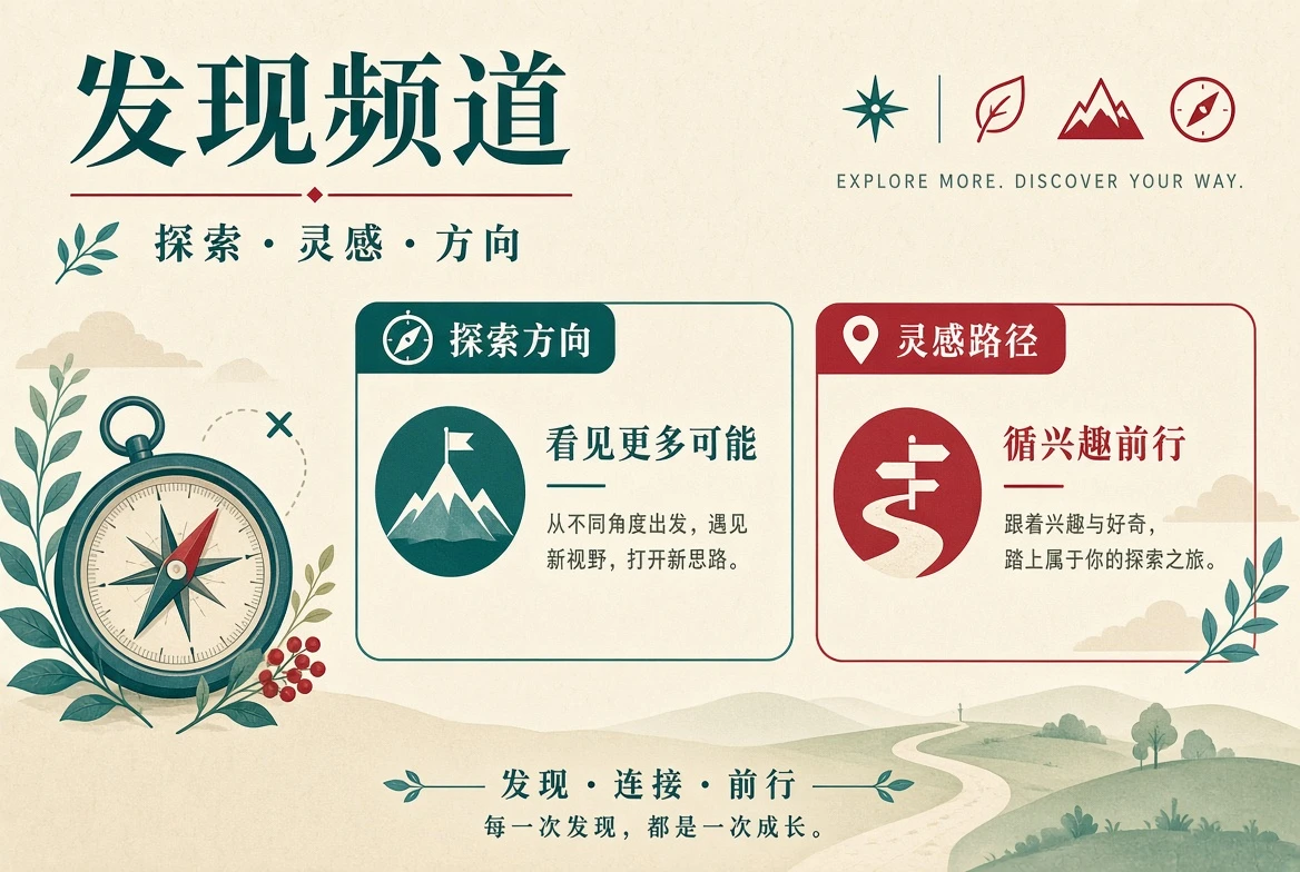 吃瓜网发现频道与影像文化主题视觉