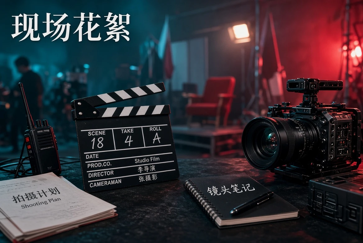 影视幕后与摄影创作主题视觉